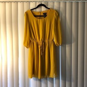 Yellow size 6 petite dress